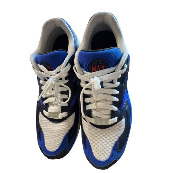 Nike Air‎ Max 2 Light Sneakers White/Blue/Black Men’s size 9 - Picture 2 of 11
